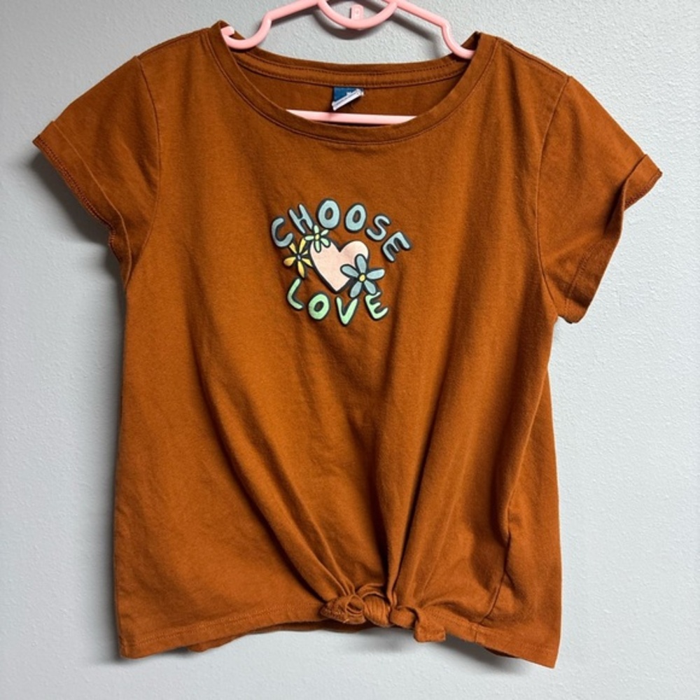 Old Navy Orange 'Choose Love' Kids Tee